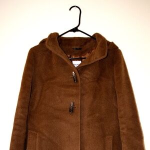 Brown Cinzia Rocca Alpaca Trenchcoat